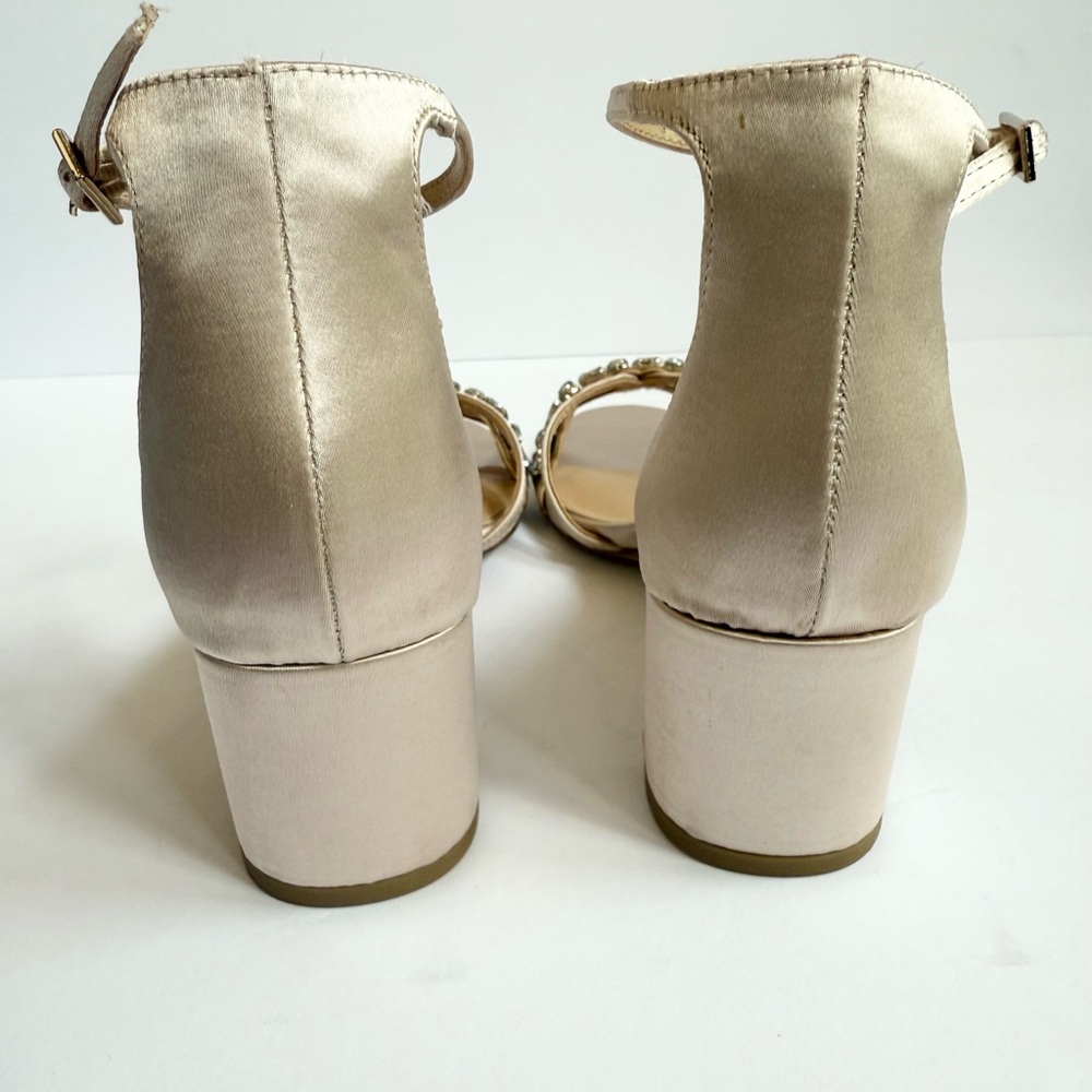 Jewel Badgley Mischka Giona Embellished Evening Sandals Size 8 New in Box - Picture 5 of 8